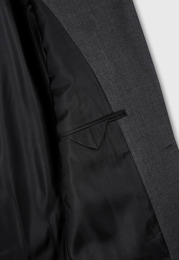 Tonywack - Virgin Wool Relaxed Tailored Jacket (Grey) product image 13 | TRAB K-Fashion Australia