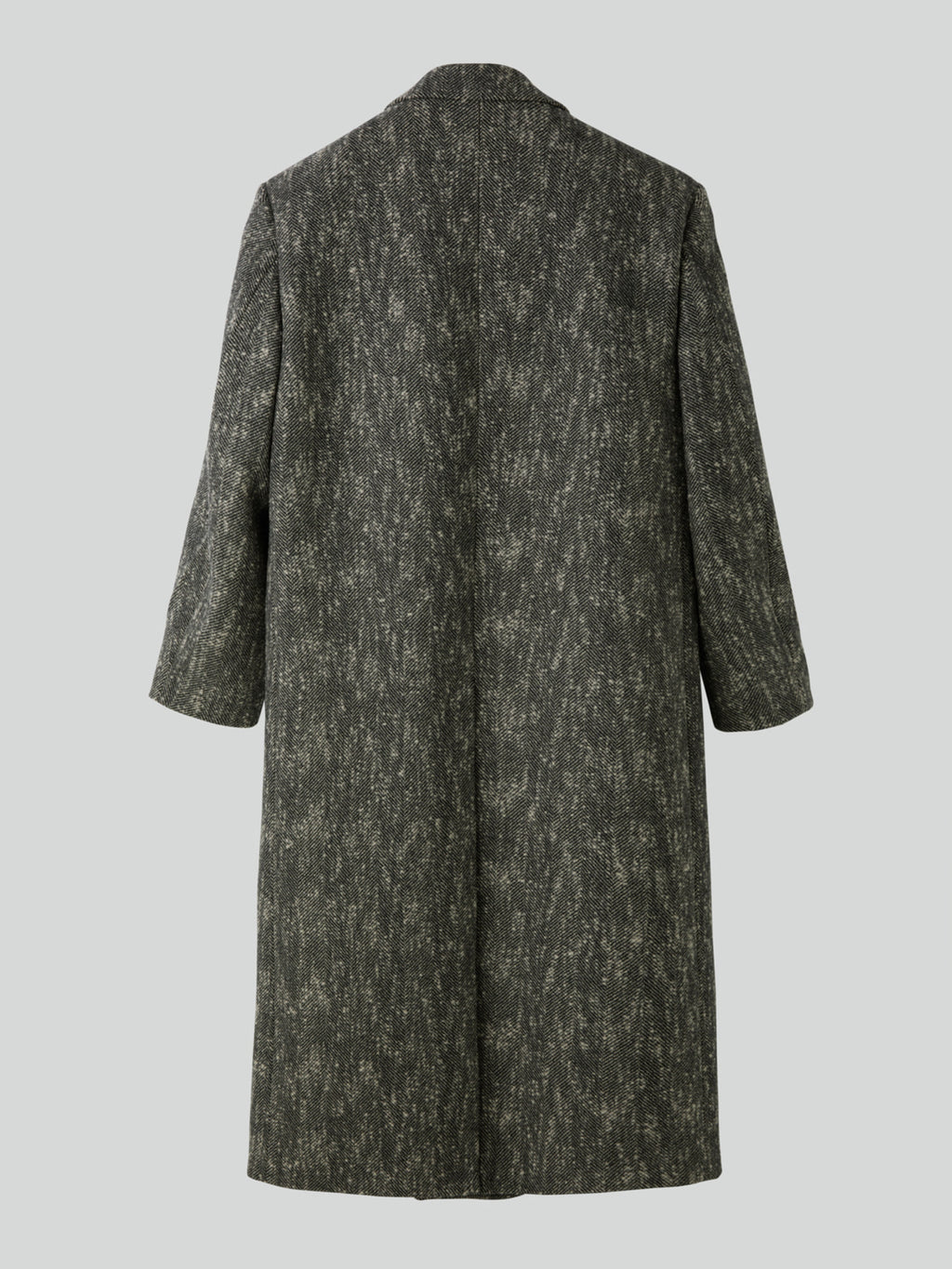 Recto - Herringbone Double Breasted Coat (Black) product image 8 | TRAB K-Fashion Australia