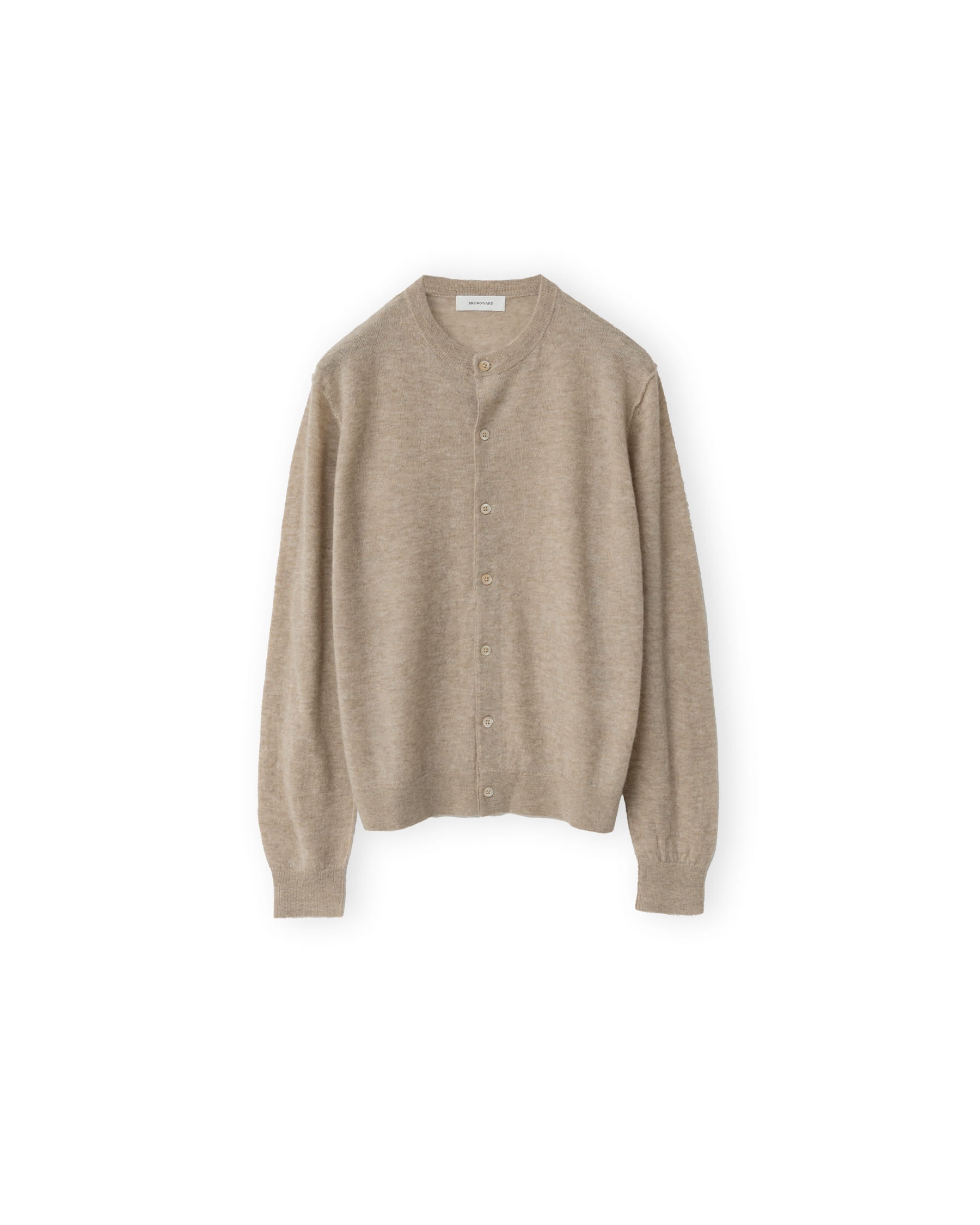 Brownyard - Soft Round Cardigan (Dark Beige) product image 5 | TRAB K-Fashion Australia