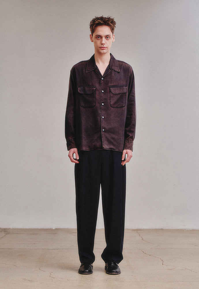 Art if acts - Tencel Two Pocket Shirt (Vintage Navy) product image 3 | TRAB K-Fashion Australia