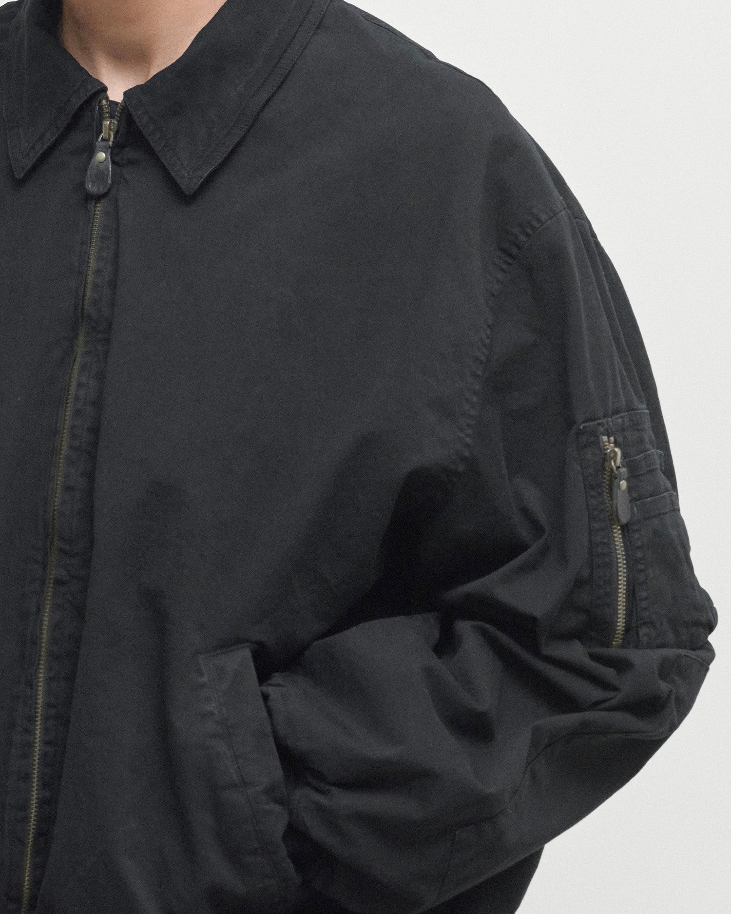 Brownyard - Washed Tanker Jacket (Black) product image 4 | TRAB K-Fashion Australia