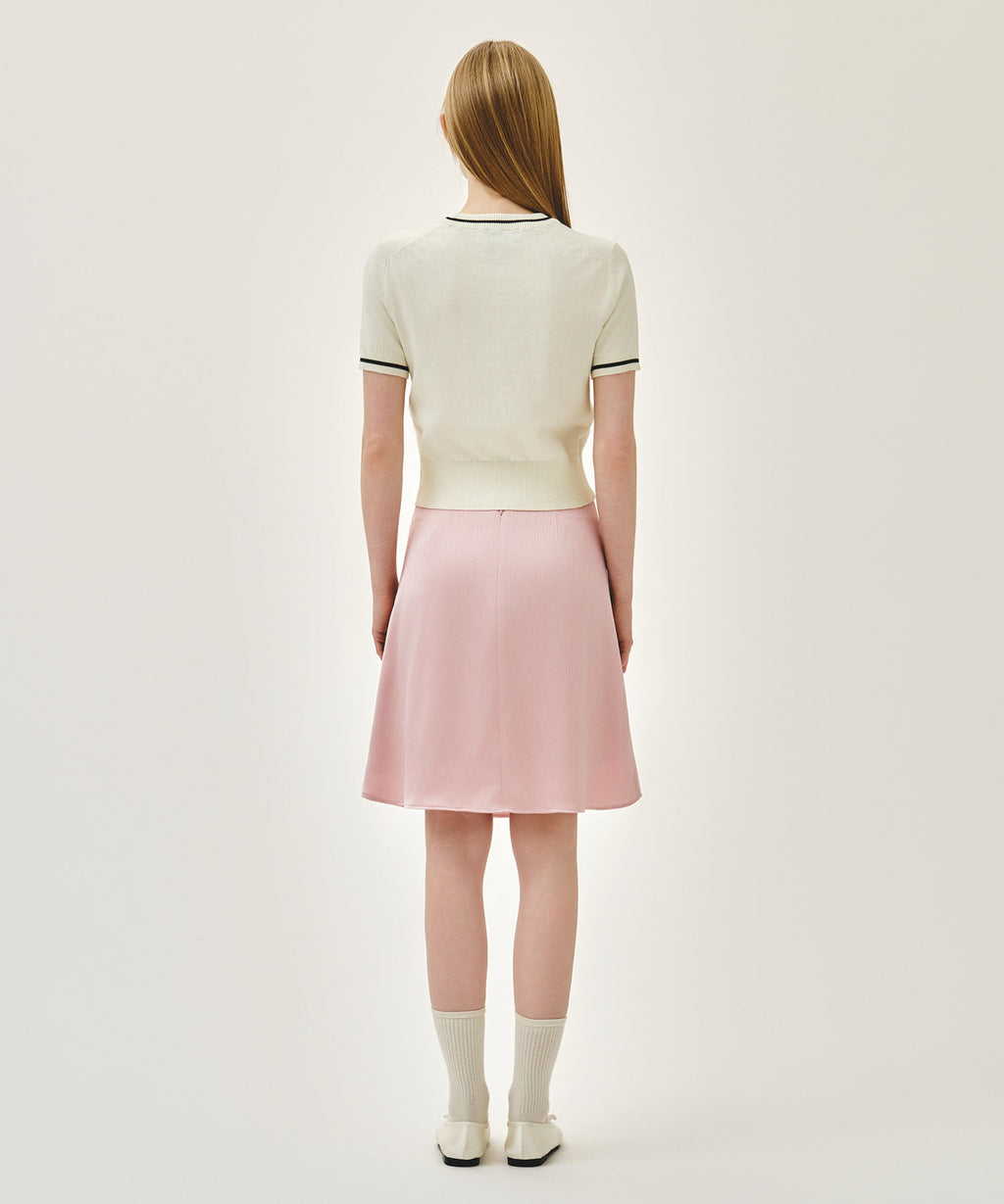 Marithe & Francois Girbaud - Satin Skirt (Light Pink) product image 5 | TRAB K-Fashion Australia