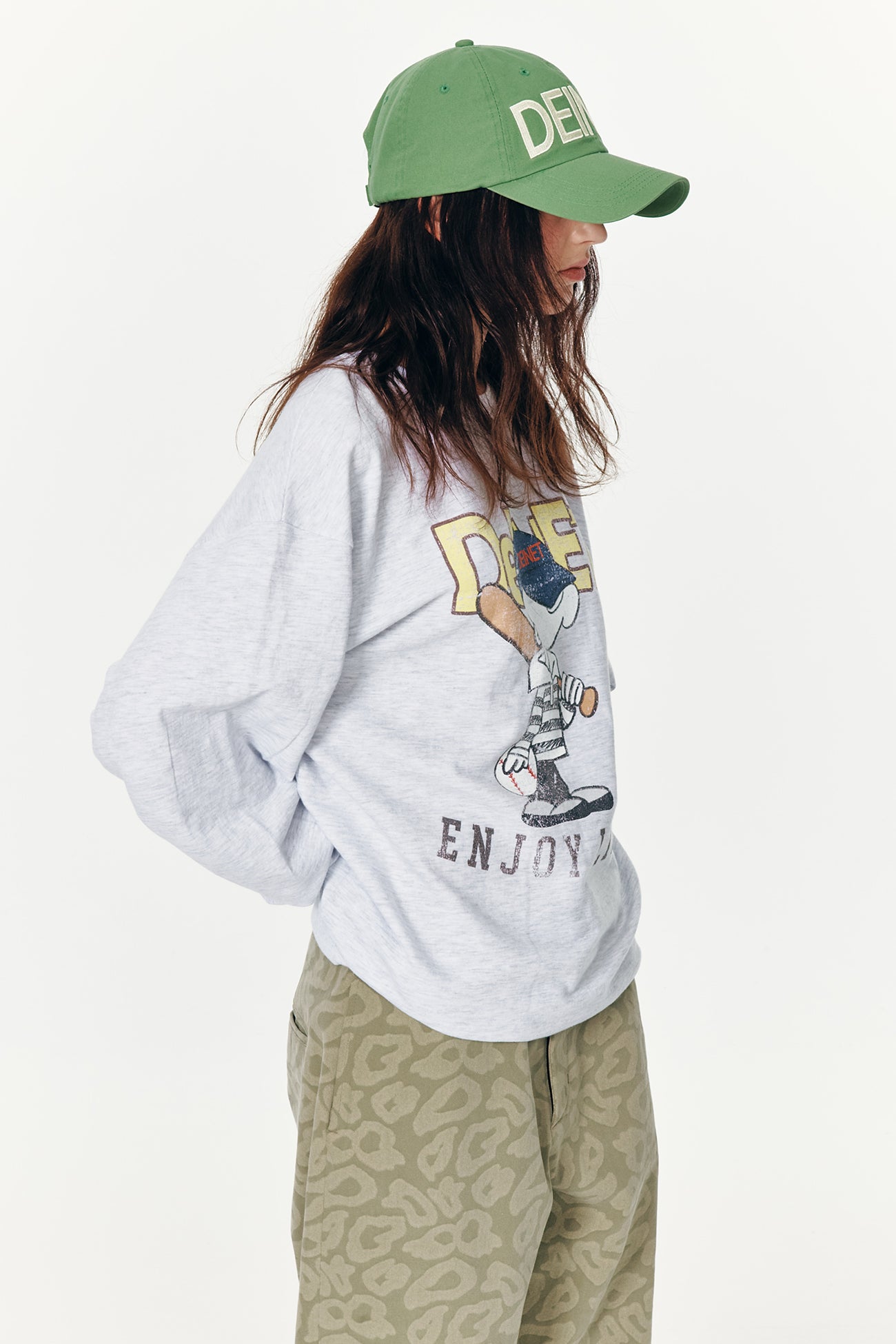 Deinet - Leopard Cotton Pants (Khaki) product image 11 | TRAB K-Fashion Australia