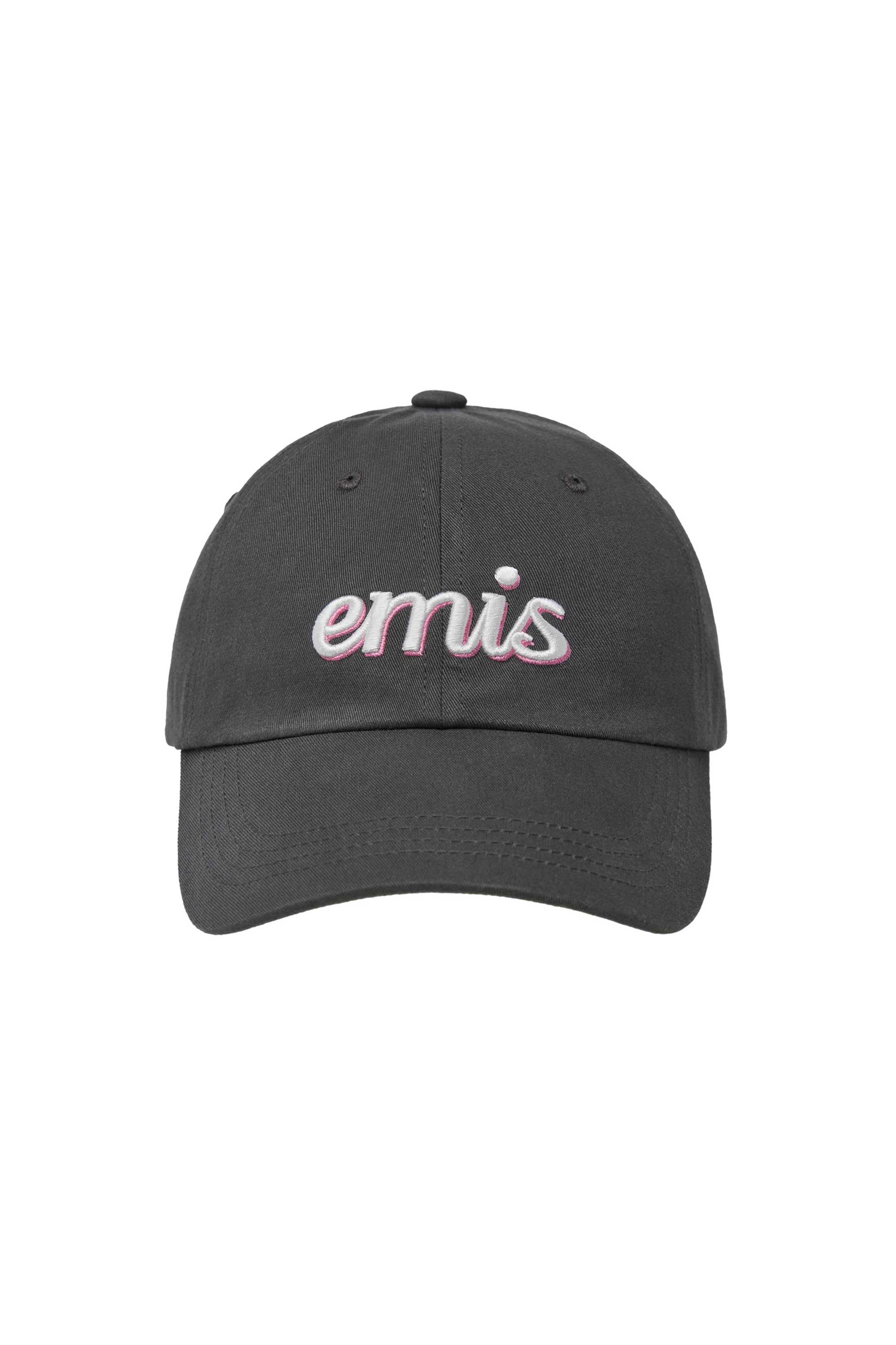 Emis - Layered Logo Ball Cap (Charcoal) product image 1 | TRAB K-Fashion Australia