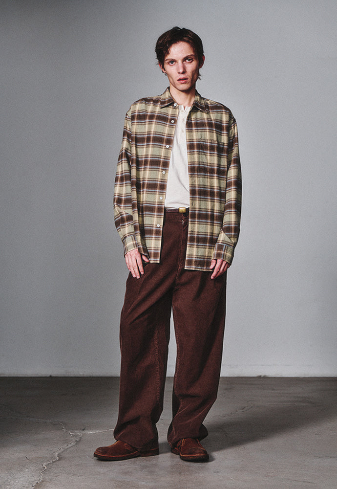 Art if acts - French Flannel Check Shirt (Forest) product image 2 | TRAB K-Fashion Australia