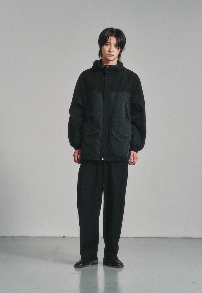 Art if acts - Garment Washed Parka (Faded Black) product image 1 | TRAB K-Fashion Australia