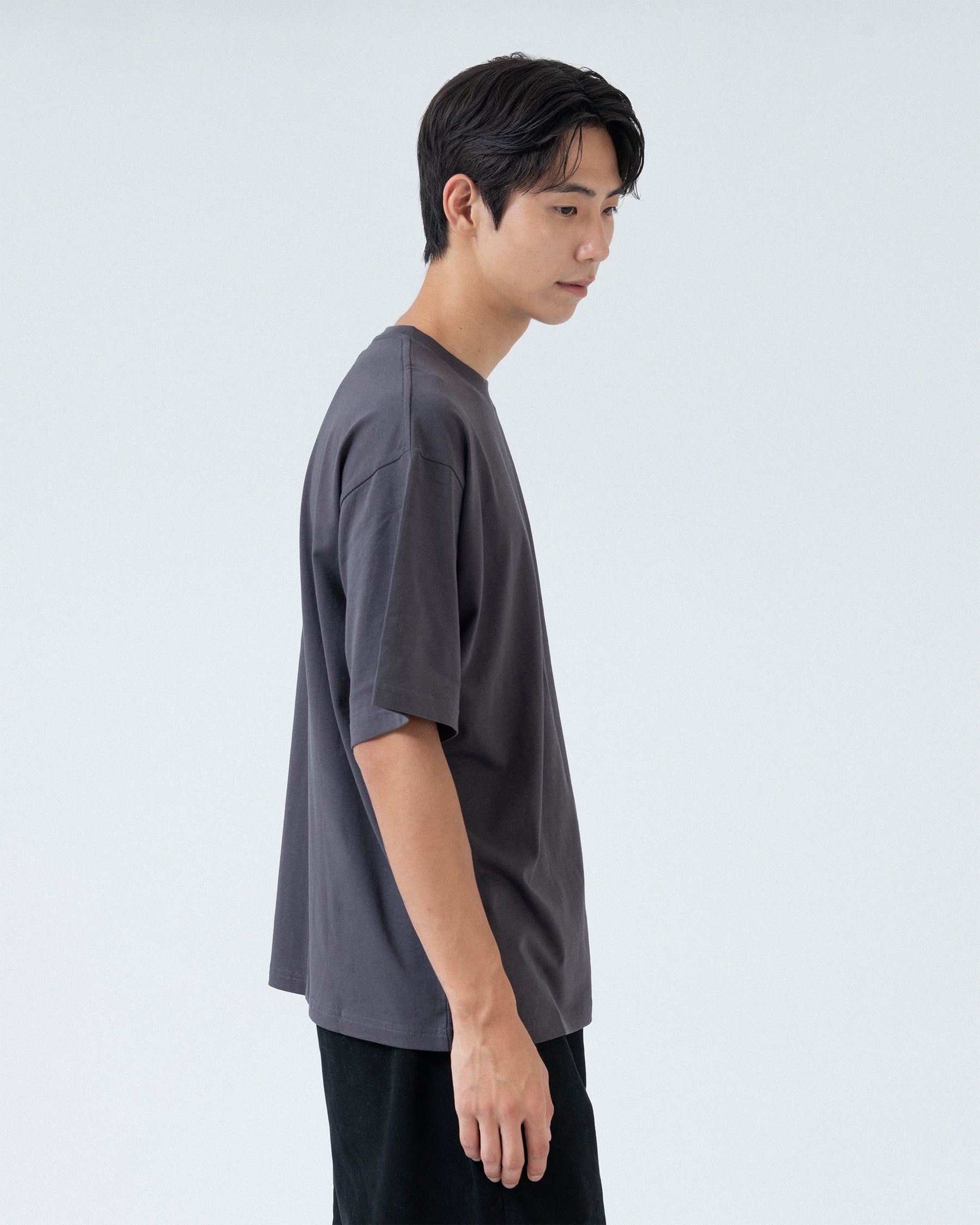 Brownyard - One Day T Shirt (Charcoal) product image 2 | TRAB K-Fashion Australia