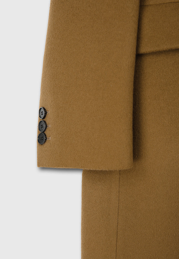 Tonywack - Cashmere Double-Breasted Tailored Coat (Dark Camel) product image 14 | TRAB K-Fashion Australia