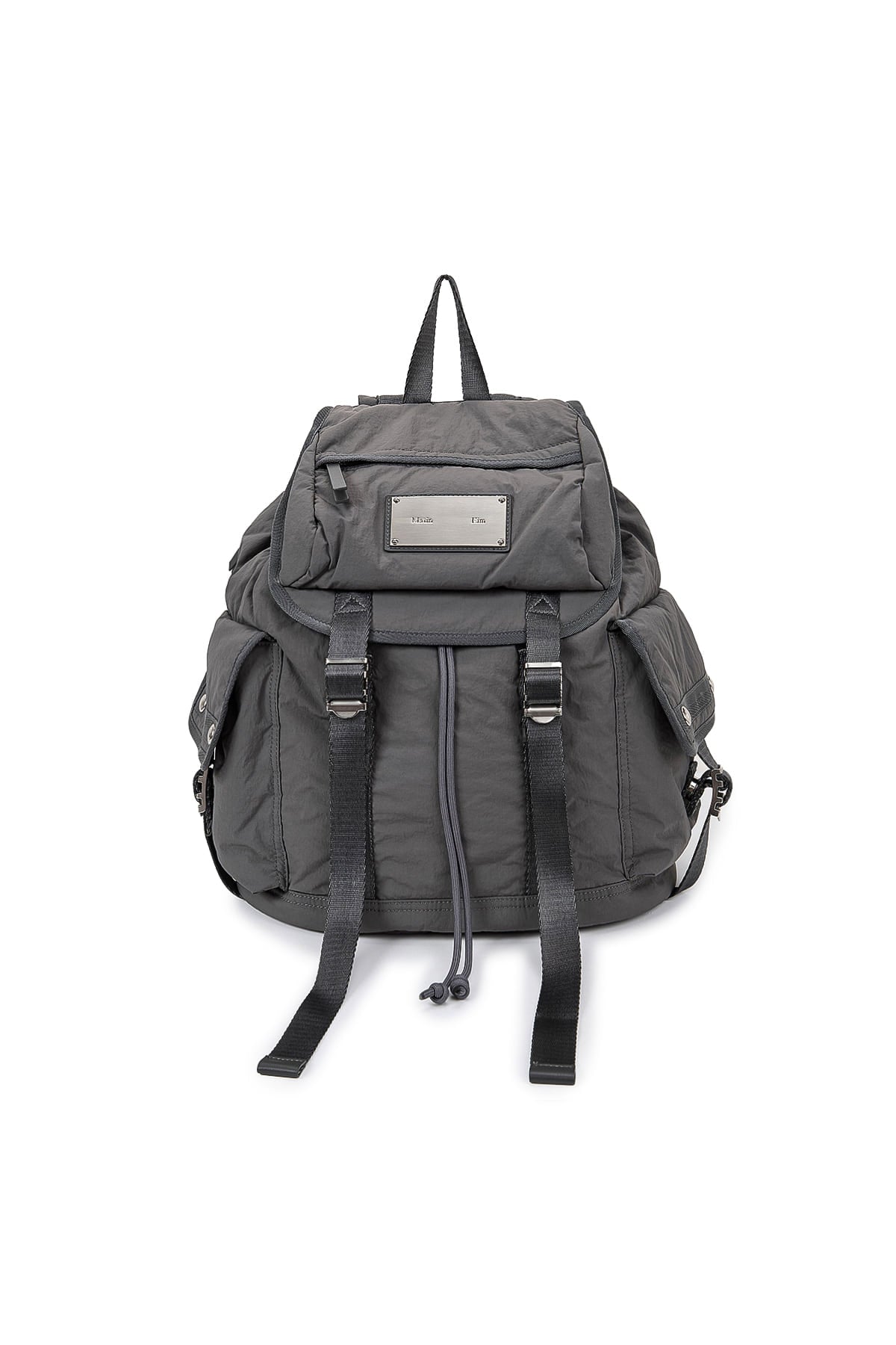 Matin Kim - Pocket Utility Large Back Pack (Charcoal) product image 1 | TRAB K-Fashion Australia