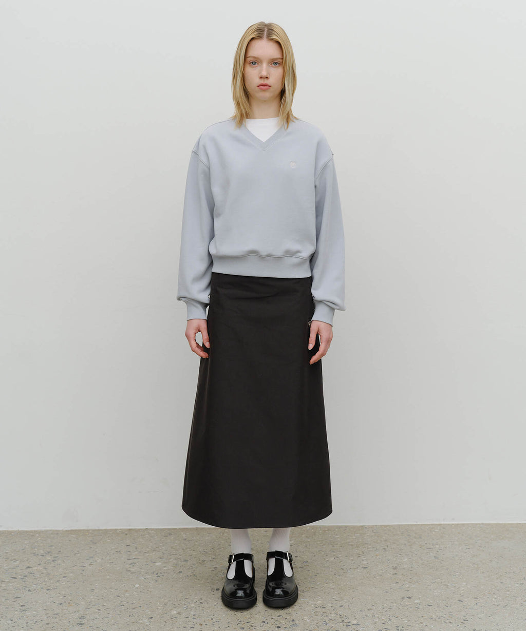 Marithe & Francois Girbaud - Semi Flare Skirt (Black) product image 3 | TRAB K-Fashion Australia