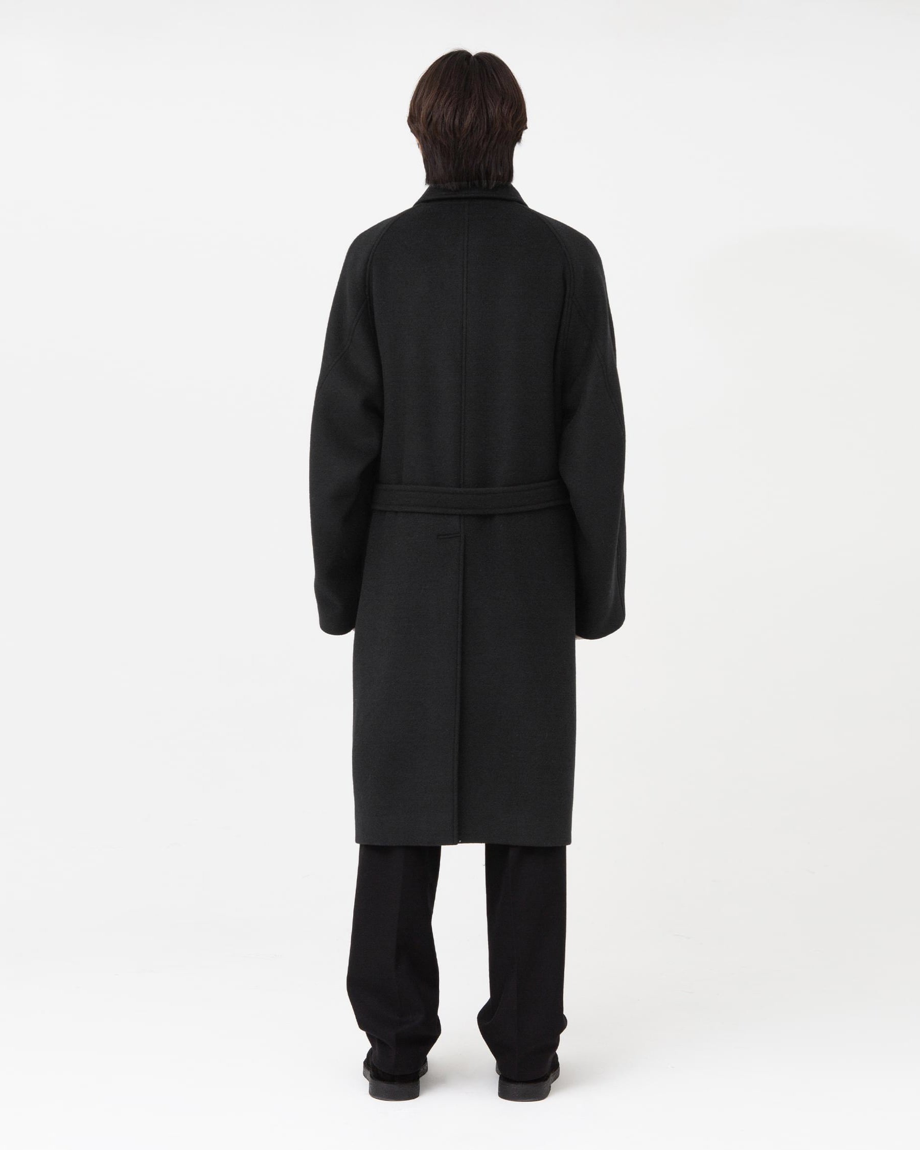 Brownyard - Belted Coat (Black) product image 2 | TRAB K-Fashion Australia
