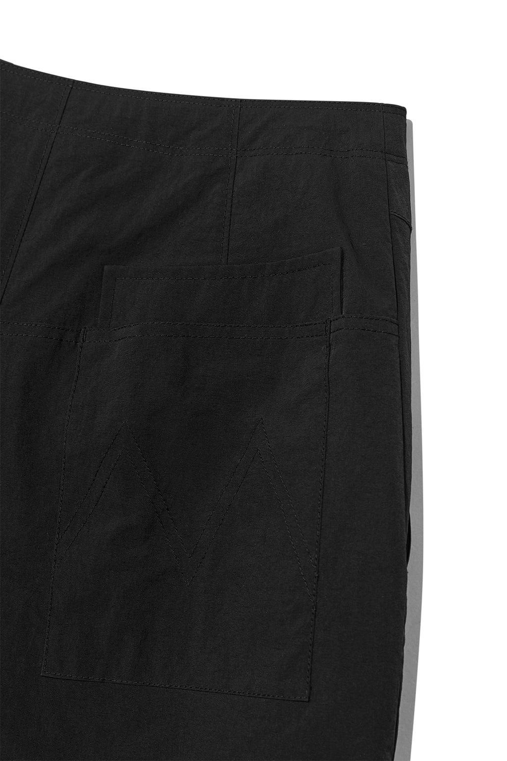 Matin Kim - Nylon String Half Pants (Black) product image 6 | TRAB K-Fashion Australia