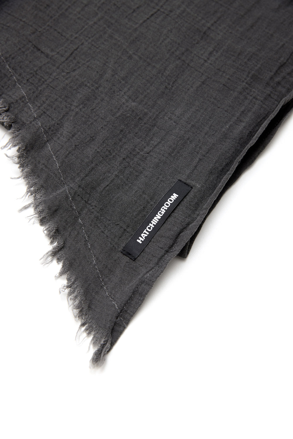 Hatchingroom - Crinkle Gauze Scarf (Dyed Grey) product image 5 | TRAB K-Fashion Australia