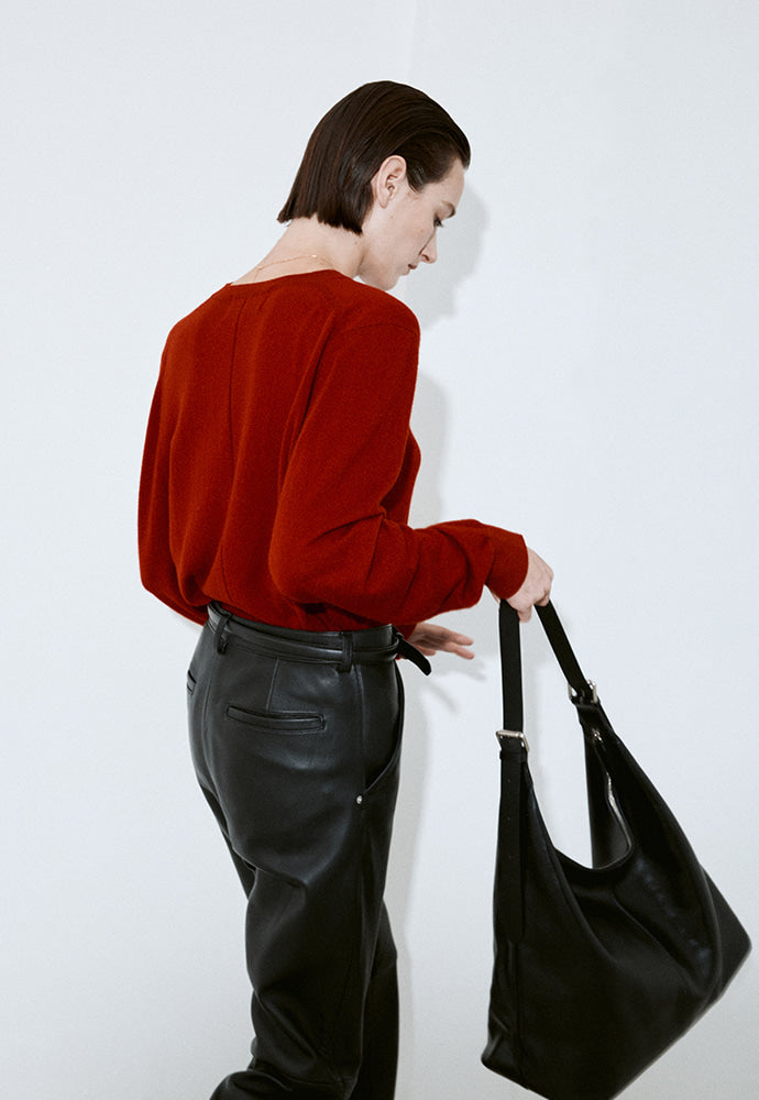Tonywack - Pure Cashmere V-Neck Sweater (Red) product image 6 | TRAB K-Fashion Australia
