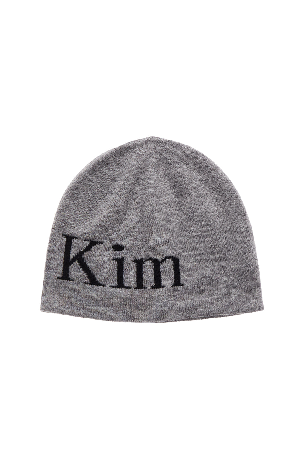 Matin Kim - Logo Jacquard Short Beanie (Grey) product image 2 | TRAB K-Fashion Australia