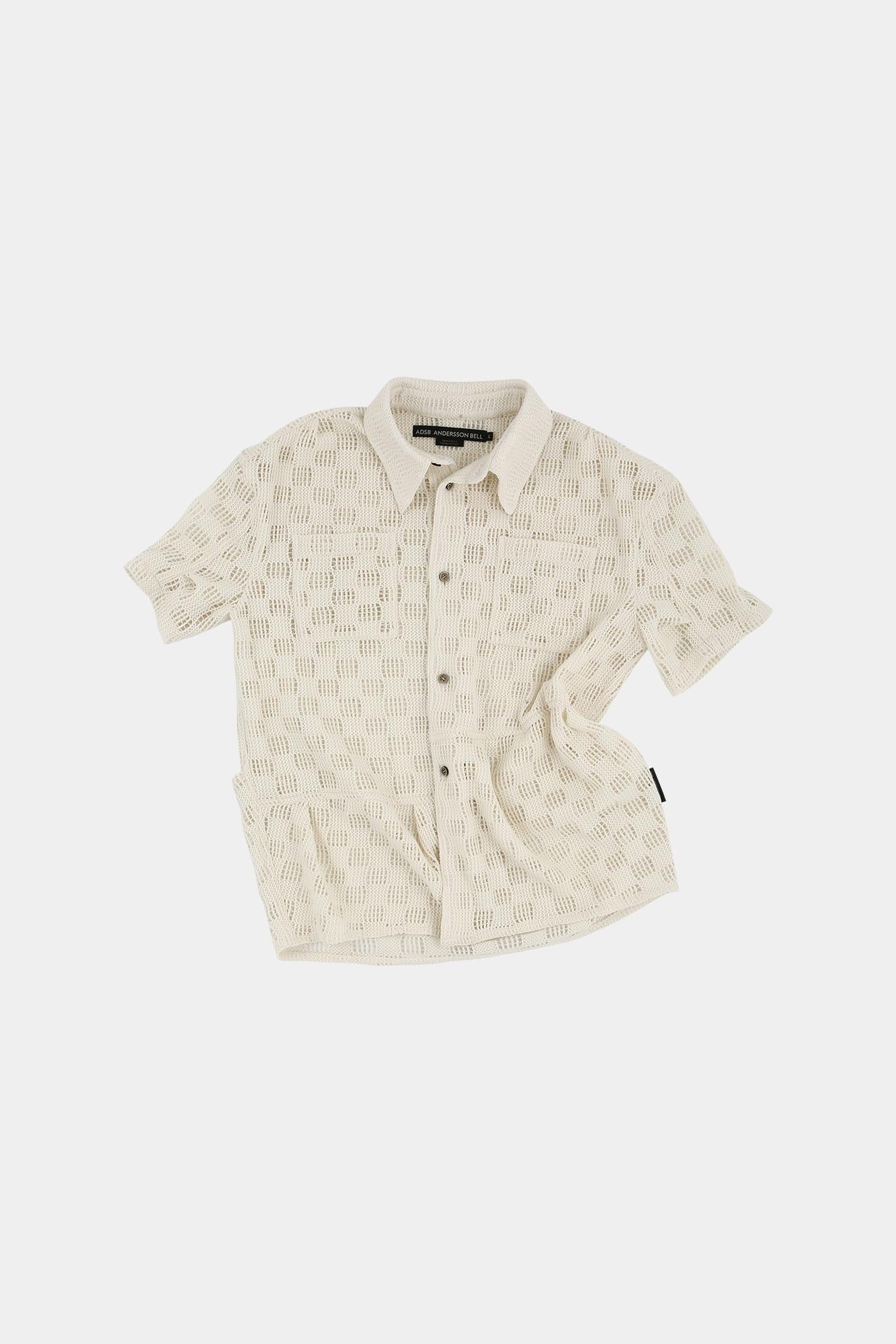 Andersson Bell - Letto Knitted Shirts (Ecru) product image 10 | TRAB K-Fashion Australia