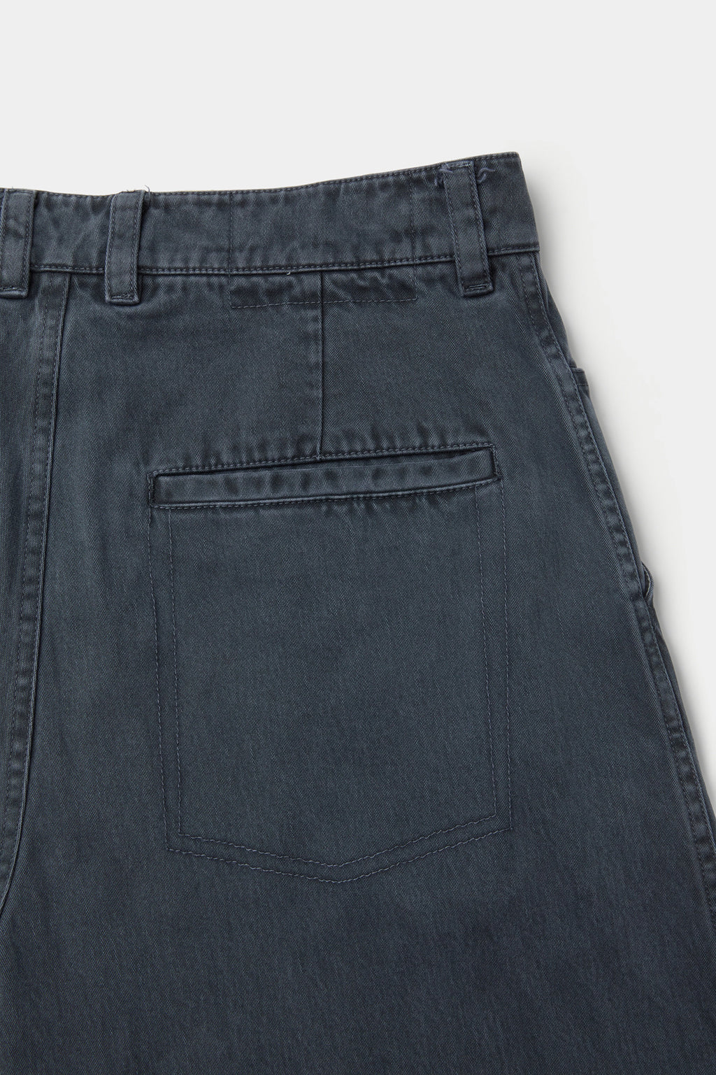 Coor - Moleskin High Waist Curve Pants (Grayish Blue) product image 6 | TRAB K-Fashion Australia
