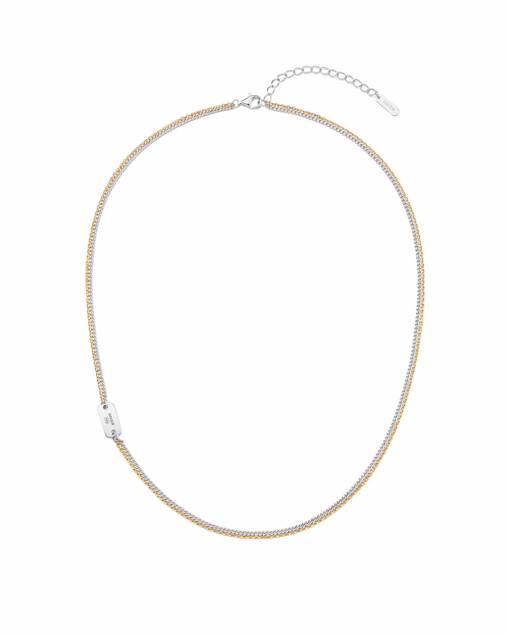 Numbering - Double Layer Chain Necklace with Plate #7850 product image 7 | TRAB K-Fashion Australia