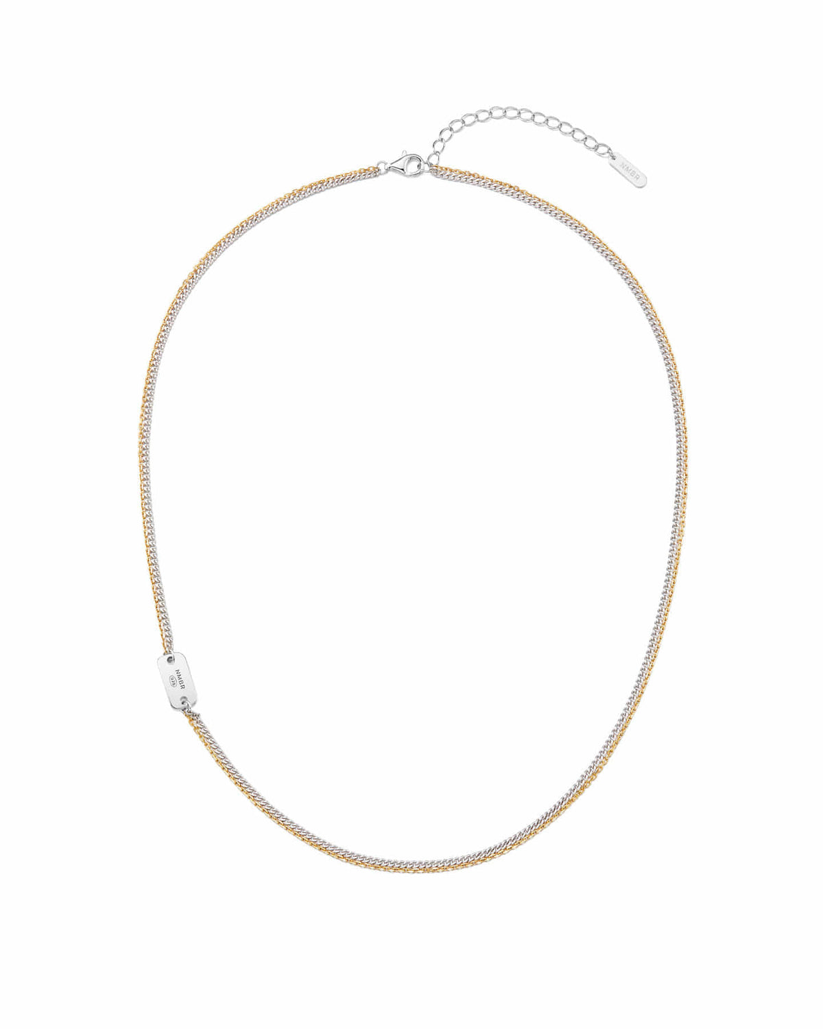 Numbering - Double Layer Chain Necklace with Plate #7850 product image 7 | TRAB K-Fashion Australia