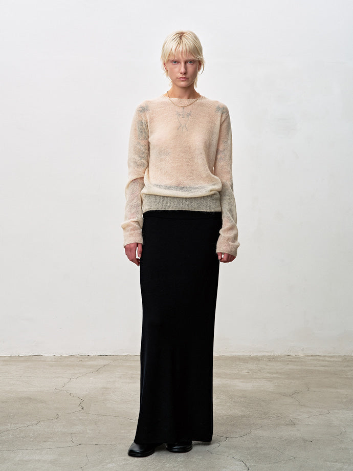 Tonywack - Light Weight Mohair Sweater (Cream) product image 1 | TRAB K-Fashion Australia