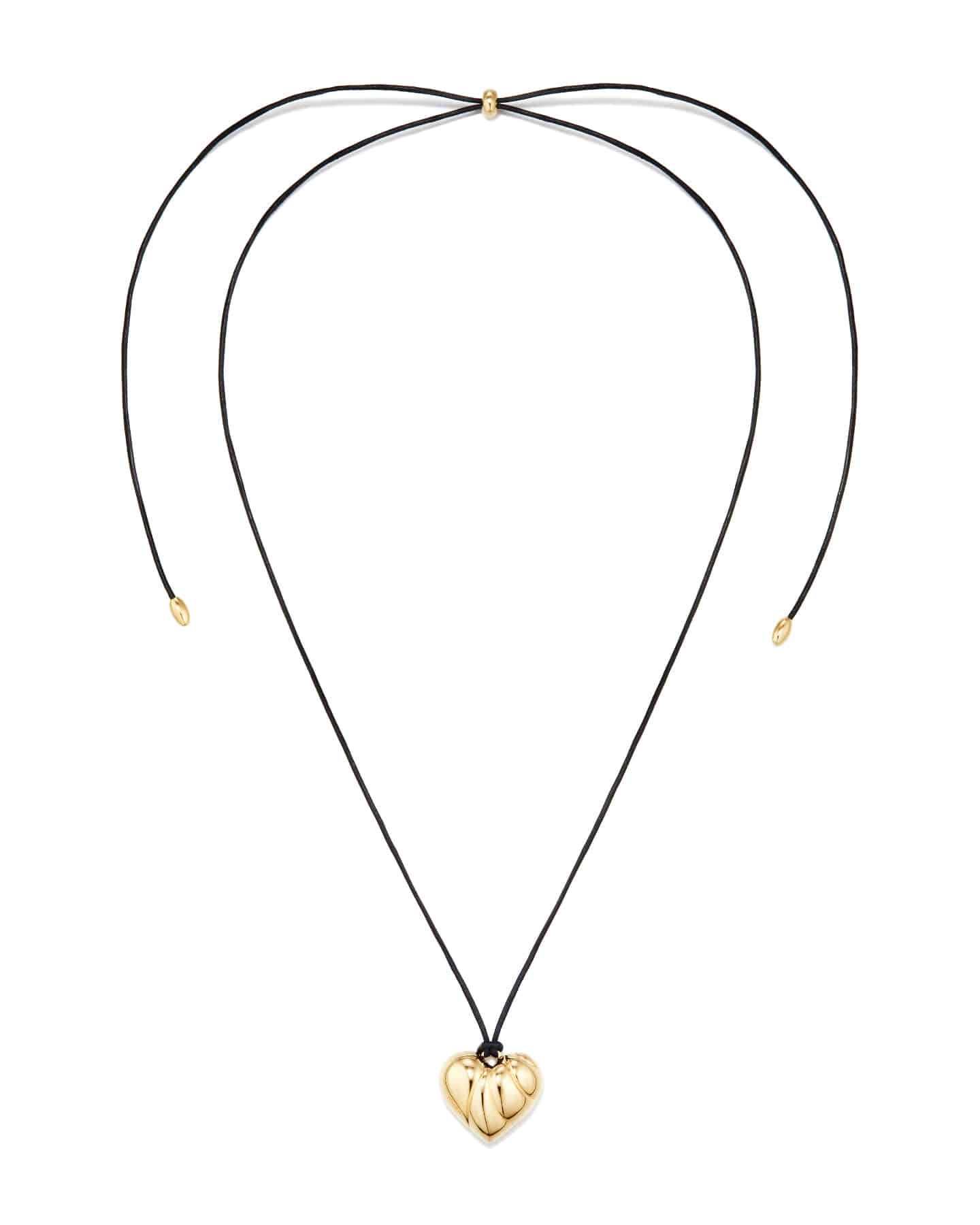 Numbering - Wavy Heart Leather Cord Necklace #5766 product image 7 | TRAB K-Fashion Australia