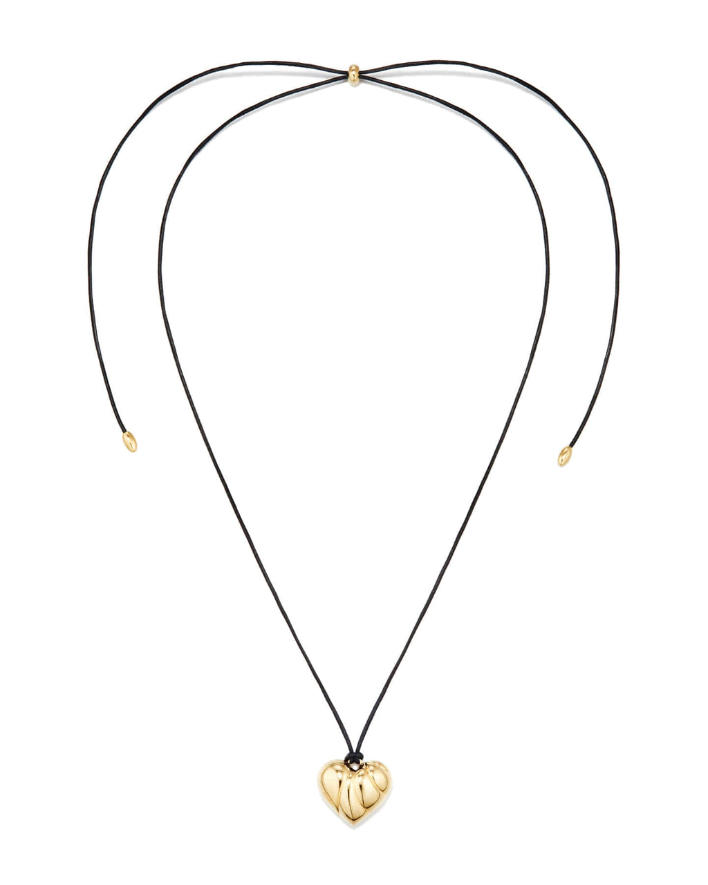 Numbering - Wavy Heart Leather Cord Necklace #5766 product image 7 | TRAB K-Fashion Australia
