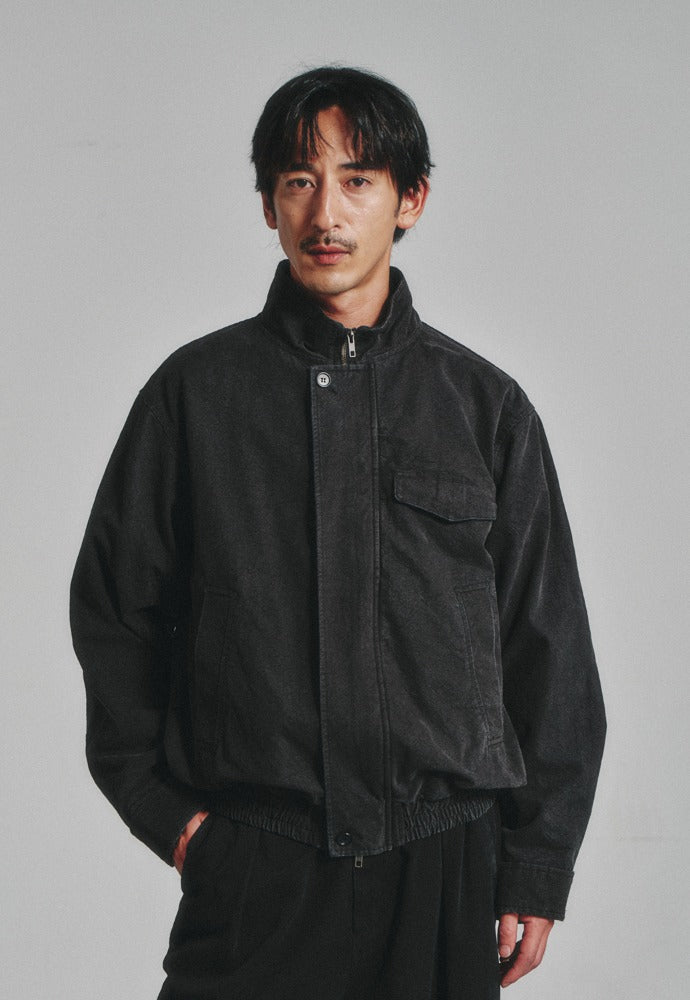 Art if acts - Pocket Deck Jacket (Black) product image 1 | TRAB K-Fashion Australia