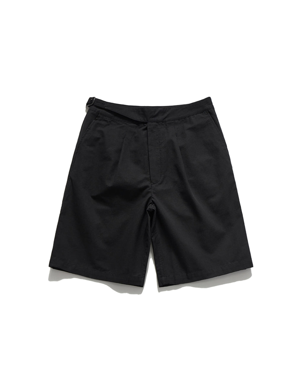 Eastlogue - Single Belted Bermuda Shorts (Black) product image 1 | TRAB K-Fashion Australia