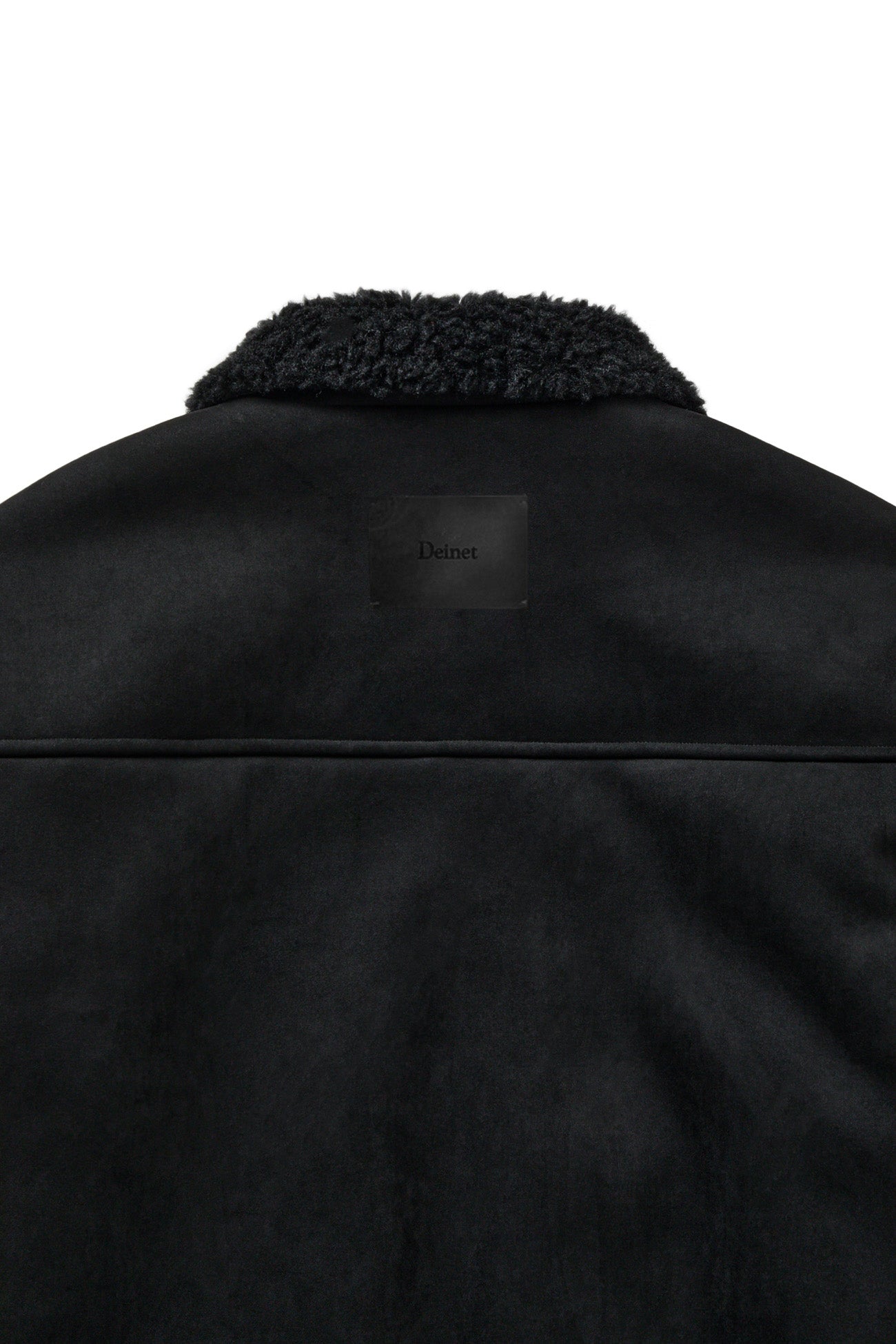 Deinet - Faux Suede Fur Mustang Jacket (Black) product image 4 | TRAB K-Fashion Australia
