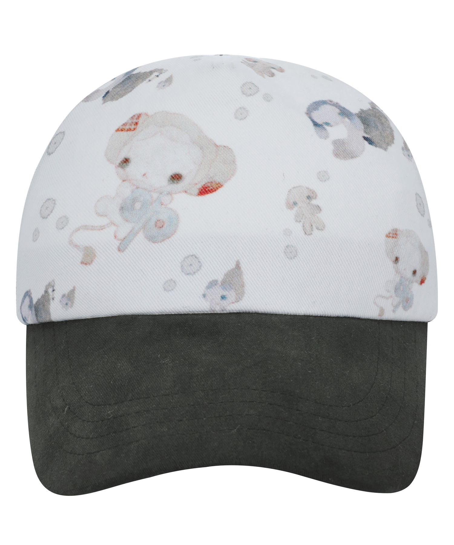 Coyseio - Tiny Whirl Mesh Cap (Charcoal) product image 1 | TRAB K-Fashion Australia