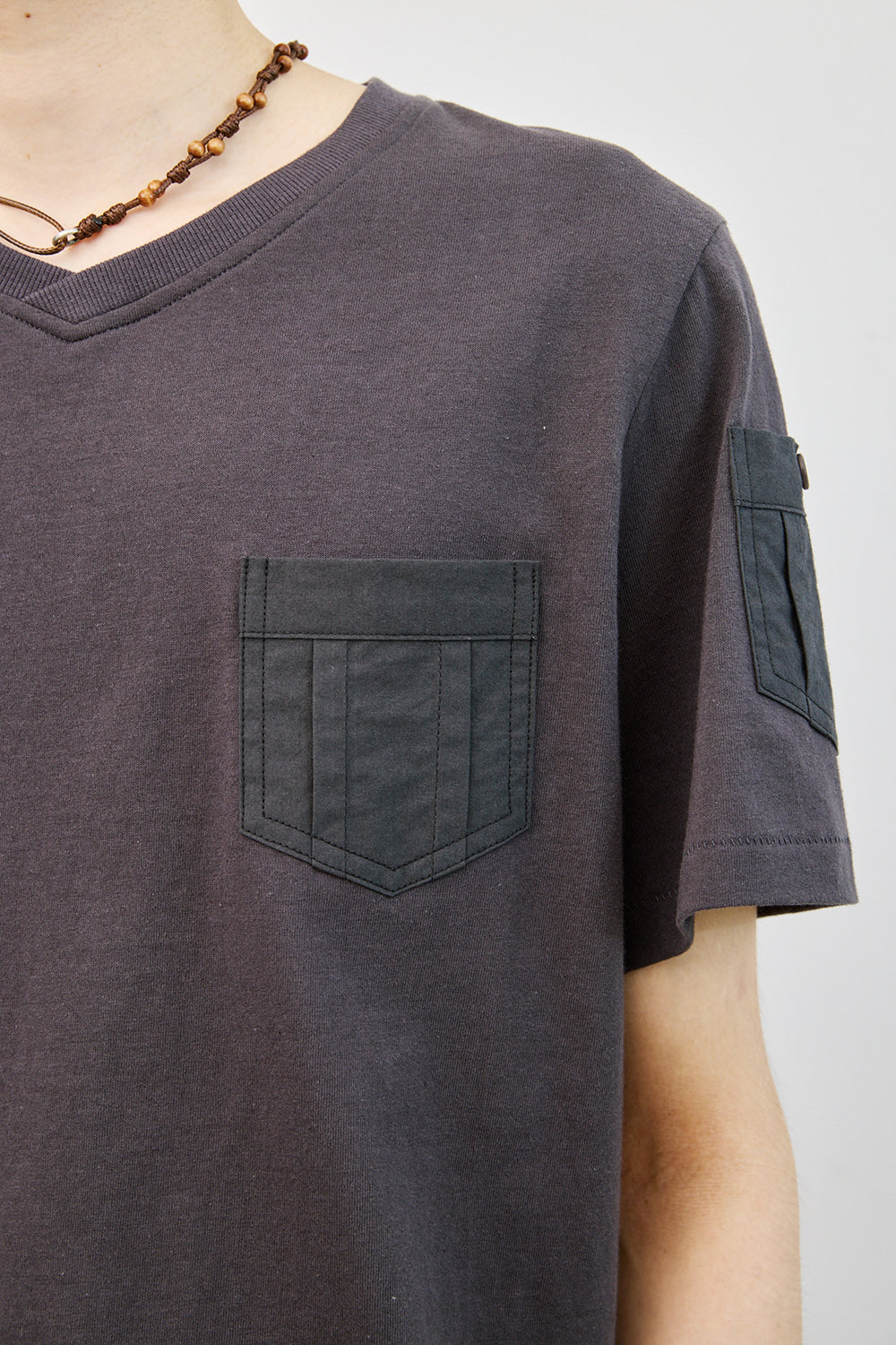Hatchingroom - Multi Pocket Tee (Charcoal) product image 15 | TRAB K-Fashion Australia