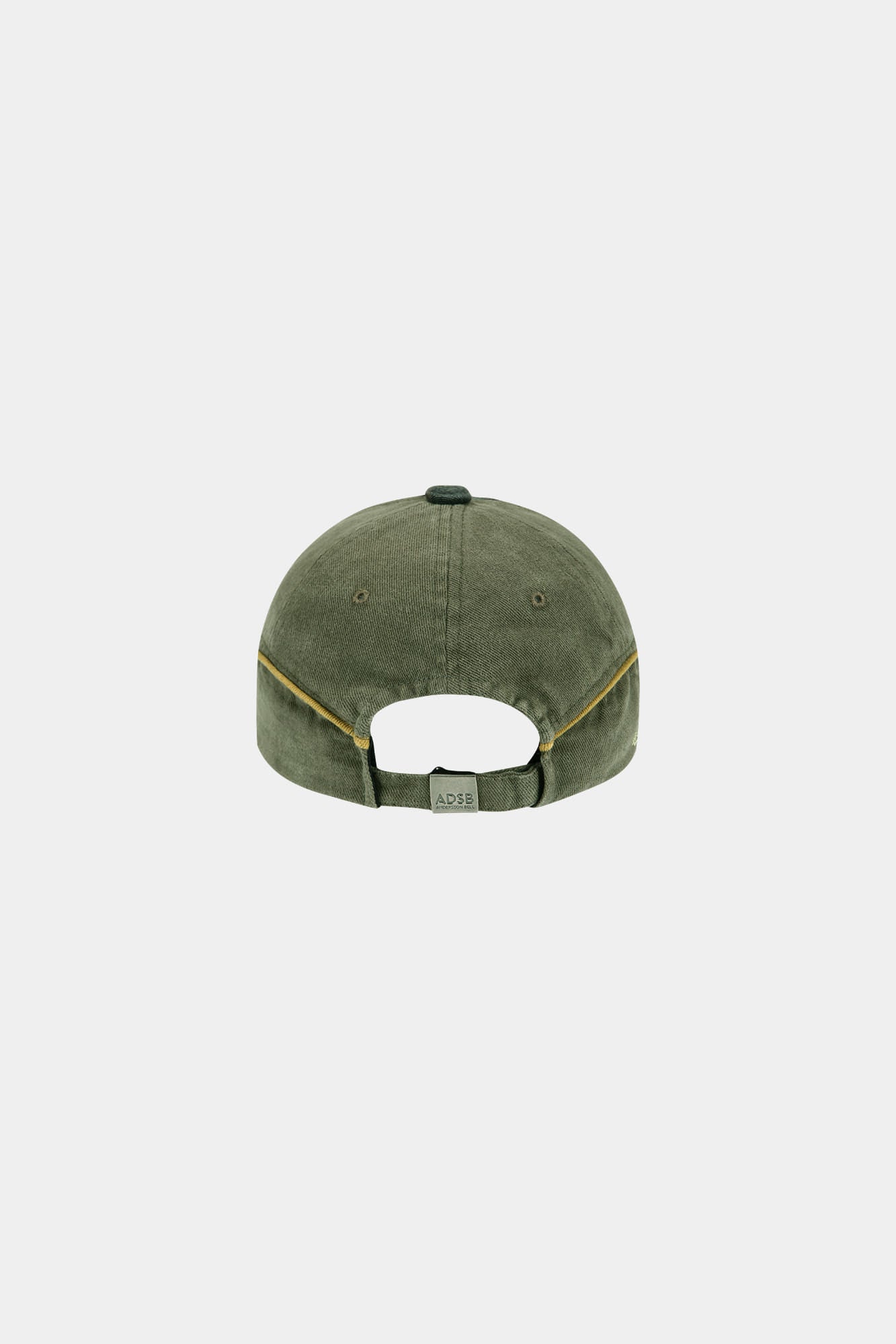 Andersson Bell - (essential) Unisex Heart Logo Embroidery Layered Cap (Khaki) product image 11 | TRAB K-Fashion Australia