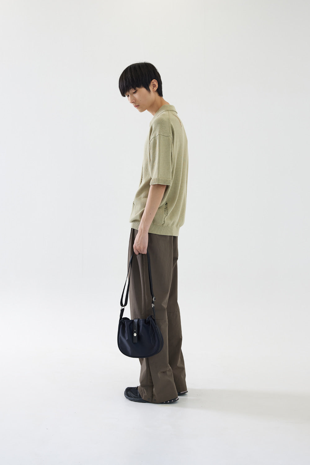 Hatchingroom - Wavy Bag Mini High Density Nylon (Black) product image 9 | TRAB K-Fashion Australia