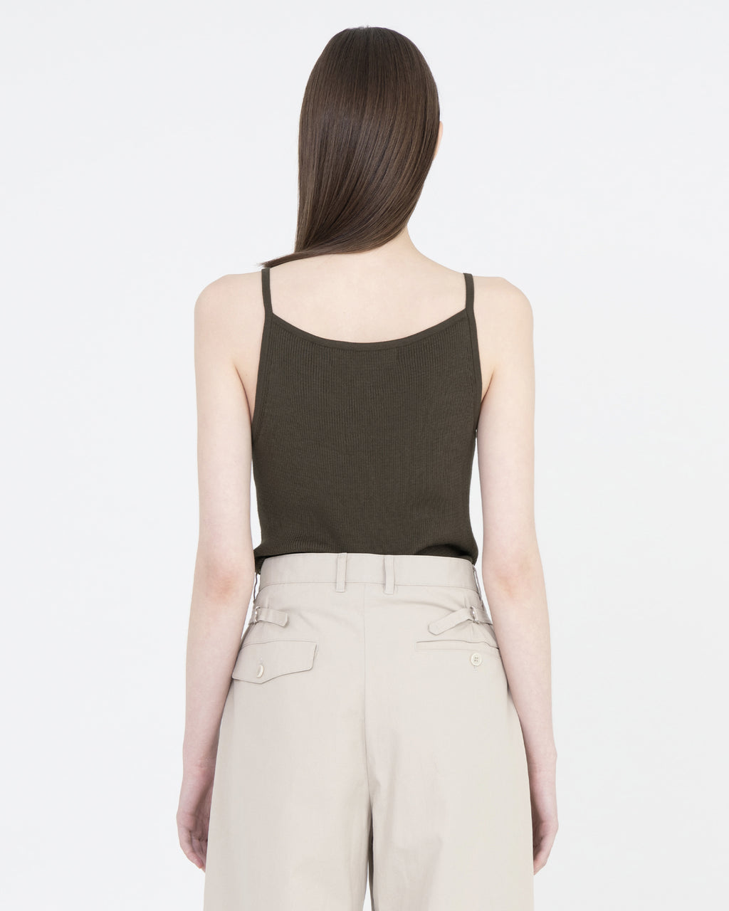 Brownyard - Square Knit Sleeveless (Brown) product image 2 | TRAB K-Fashion Australia