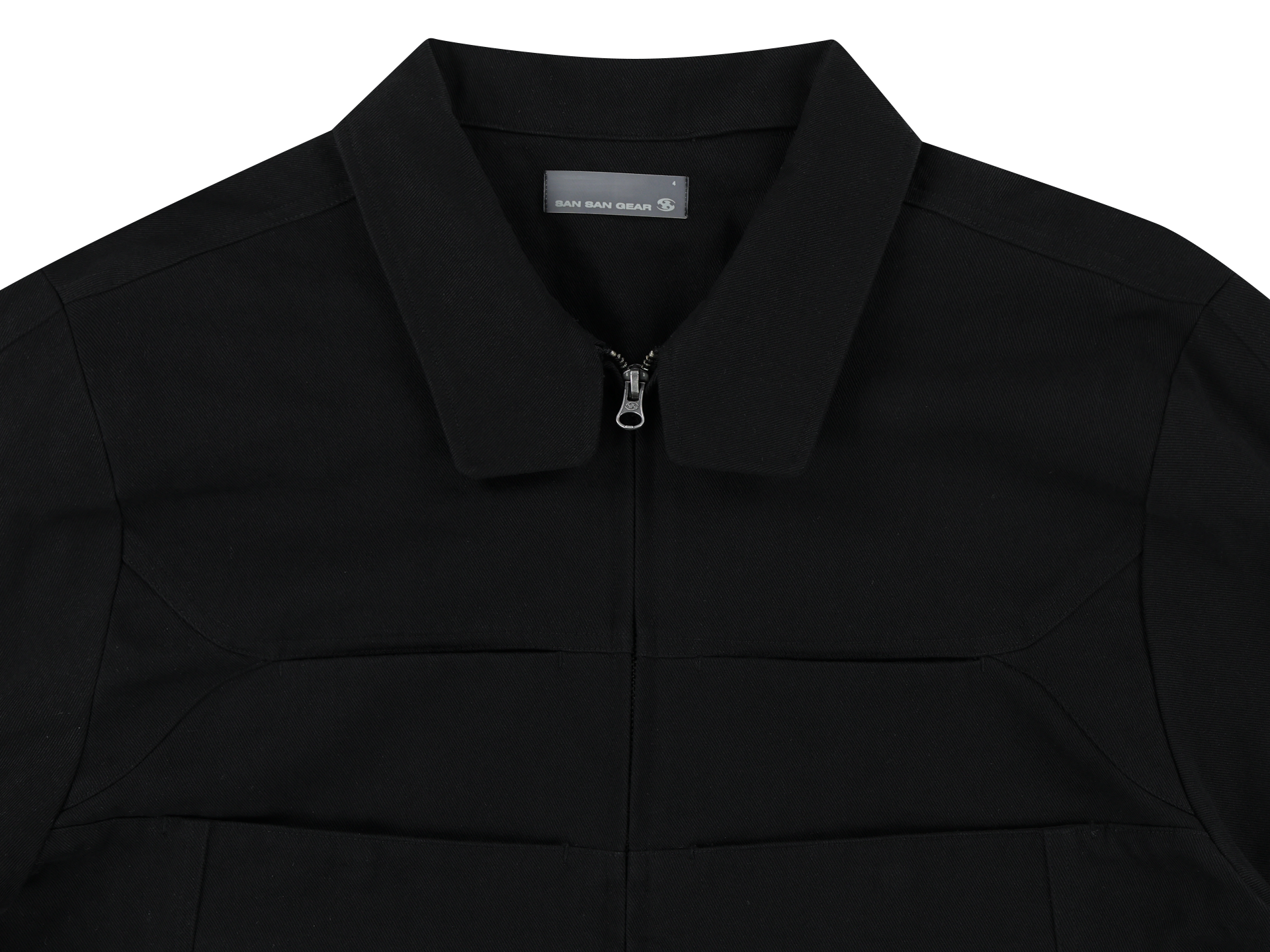 San San Gear - Layer Cotton Jacket (Black) product image 8 | TRAB K-Fashion Australia