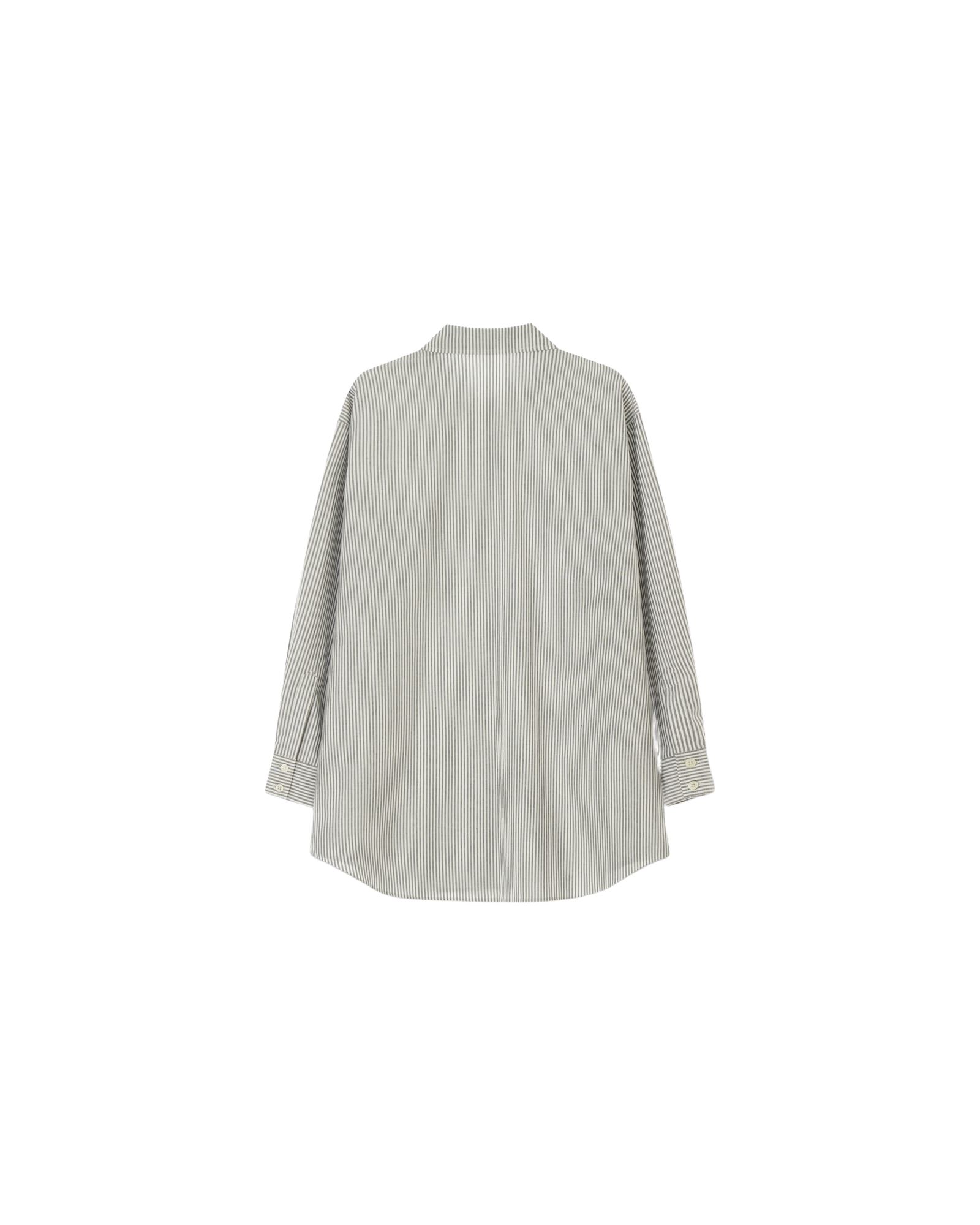 Kimhe Kim - Striped Kimhekim Label Shirt (Black) product image 2 | TRAB K-Fashion Australia
