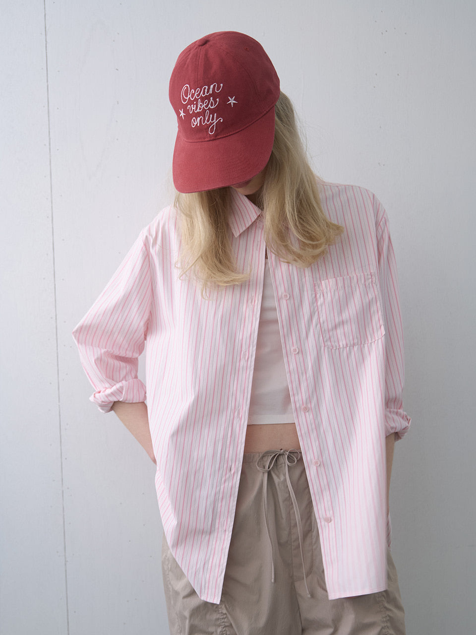 Kijun - Ocean Vibes Cap (Red) product image 5 | TRAB K-Fashion Australia