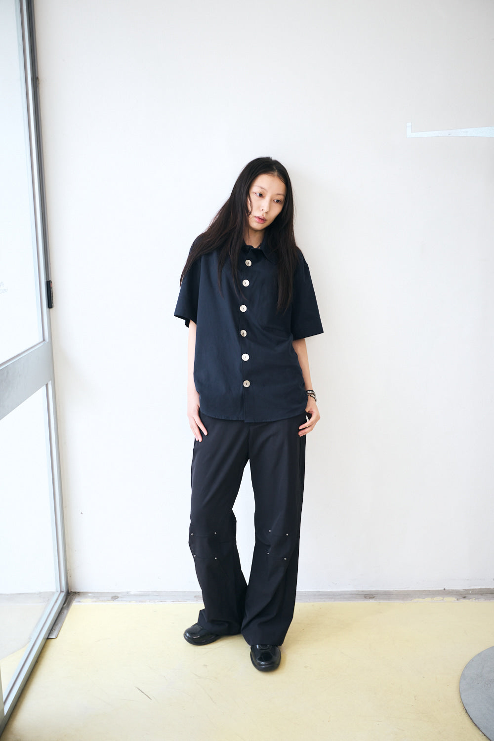 Hatchingroom - Arrow Shirt Big Button Dark (Navy) product image 5 | TRAB K-Fashion Australia