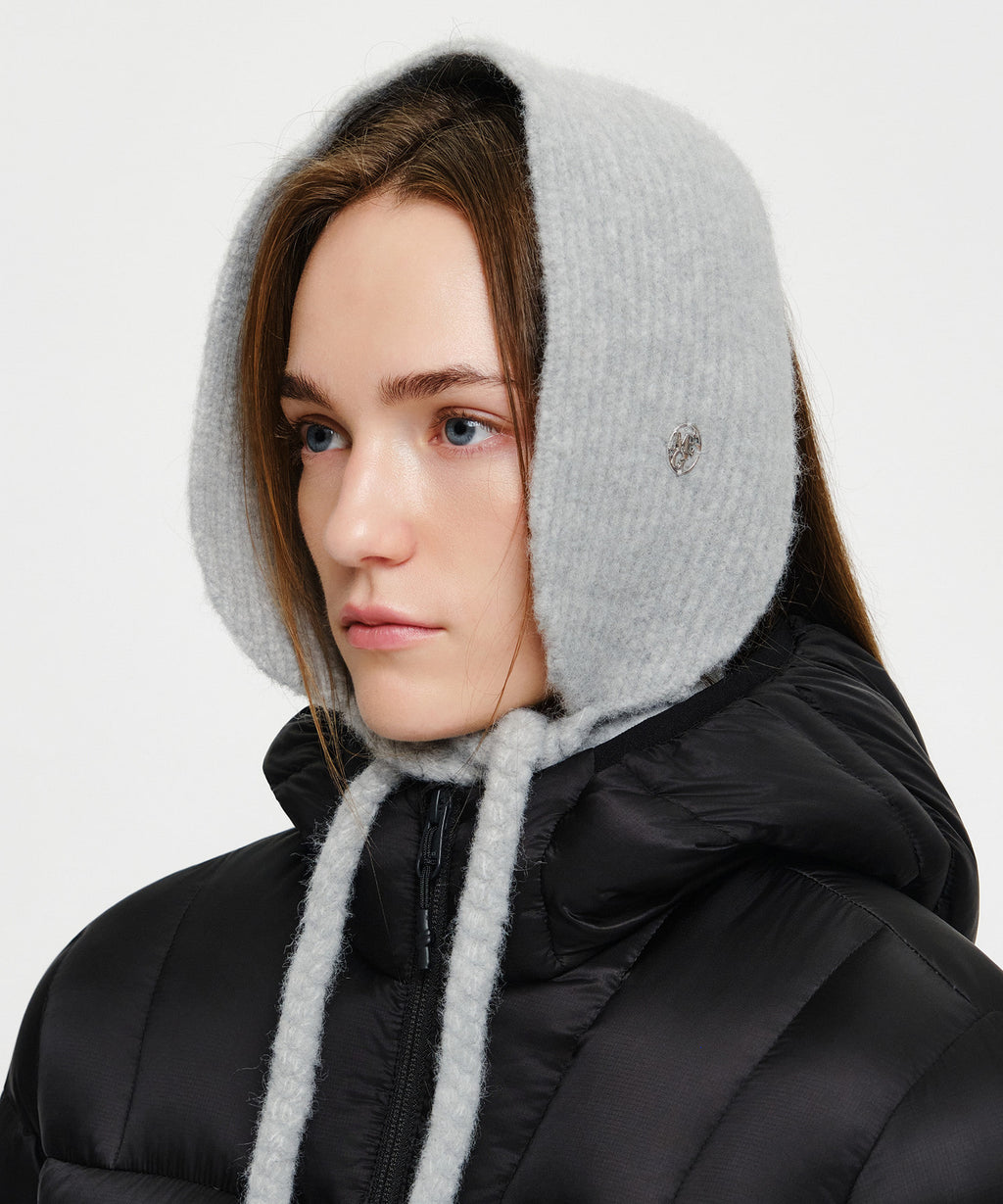 Marithe & Francois Girbaud - Circle Logo Knit Ear Flap (Gray) product image 5 | TRAB K-Fashion Australia