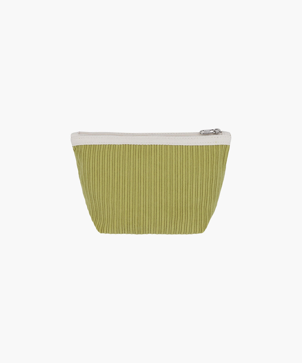 Marithe & Francois Girbaud - Classic Logo Corduroy Pouch (Olive) product image 3 | TRAB K-Fashion Australia