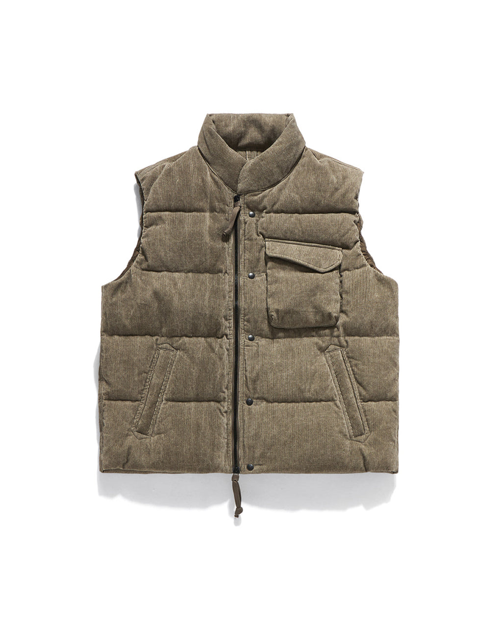 Eastlogue - Flak Puffer Down Vest (Sand Corduroy) product image 1 | TRAB K-Fashion Australia