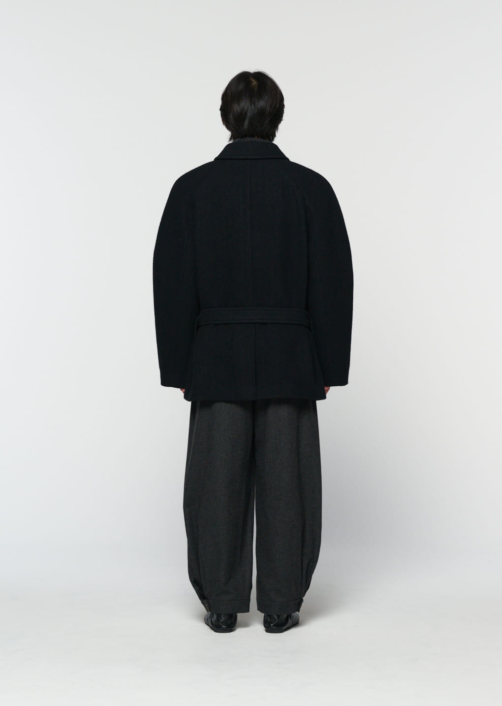 Amomento - belted mid coat (Black) product image 4 | TRAB K-Fashion Australia