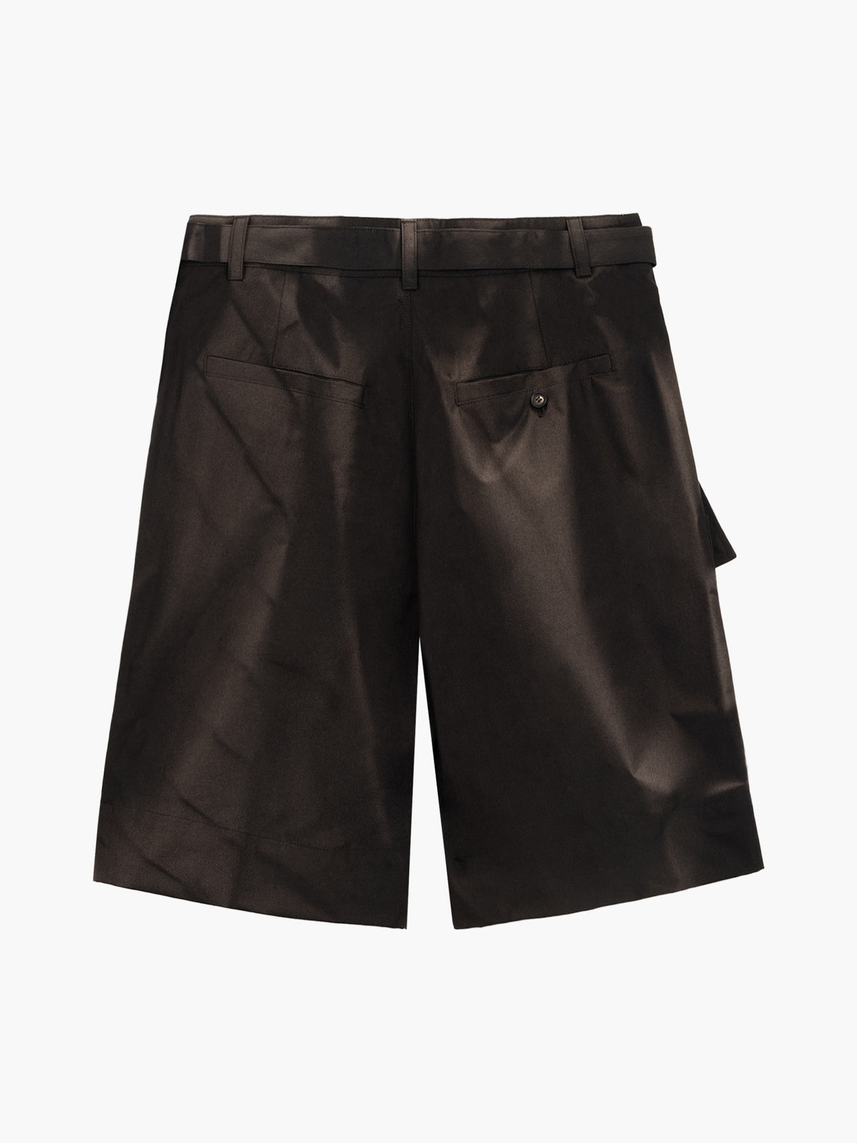 Jiyong Kim - Sun-Bleached Detachable Pocket Half Trousers (Black) product image 9 | TRAB K-Fashion Australia