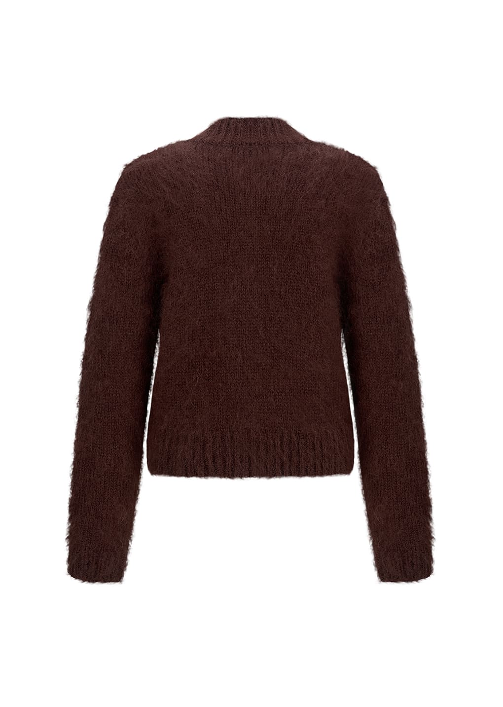 Amomento - mohair bulky cardigan (Brown) product image 9 | TRAB K-Fashion Australia