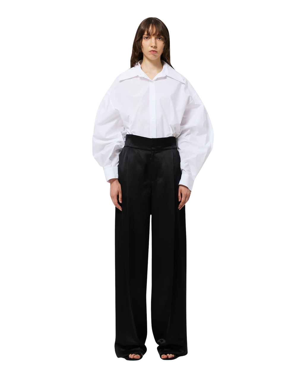 Kimhe Kim - Belted Wide Pants (Black) product image 2 | TRAB K-Fashion Australia
