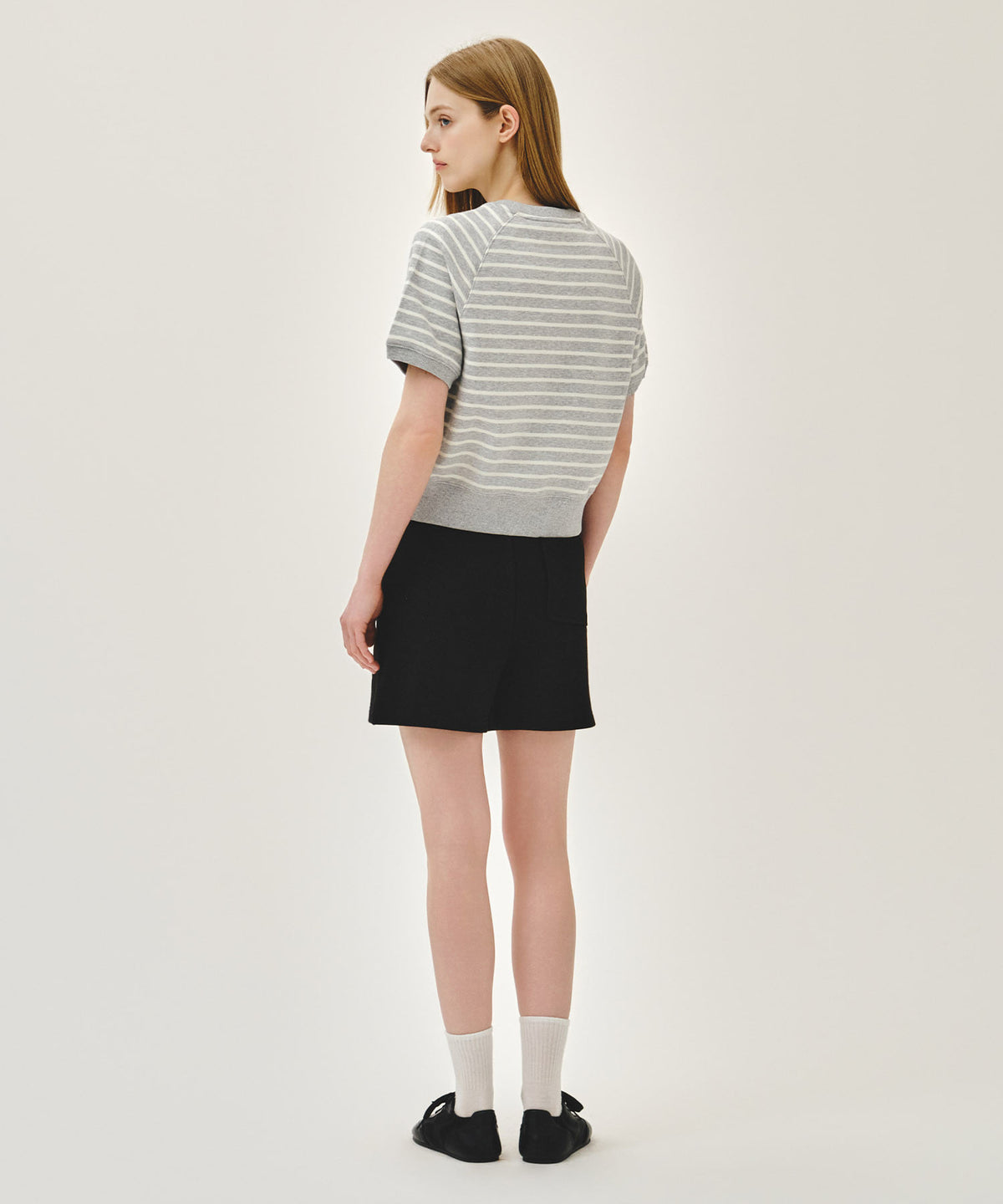Marithe & Francois Girbaud - Vintage Classic Logo Sweat Shorts (Black) product image 5 | TRAB K-Fashion Australia
