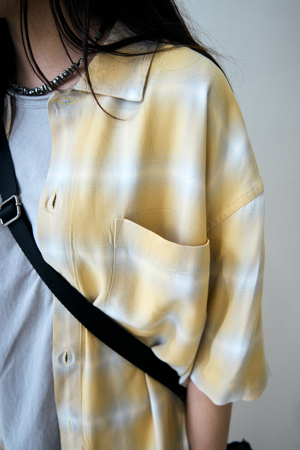Hatchingroom - Box Shirt Ombre Check (Yellow) product image 8 | TRAB K-Fashion Australia