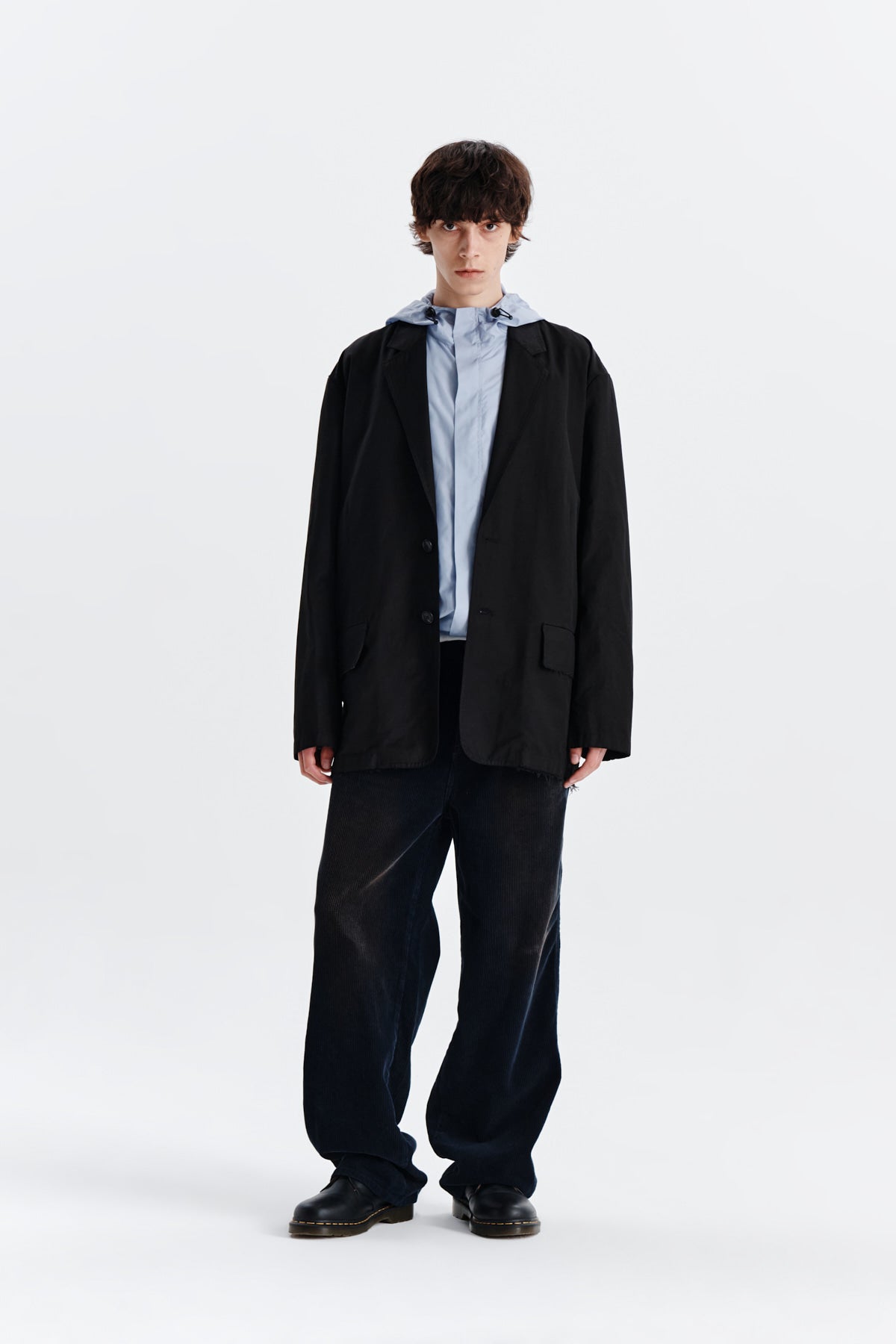 Matin Kim - Washed Corduroy Pants (Navy) product image 8 | TRAB K-Fashion Australia