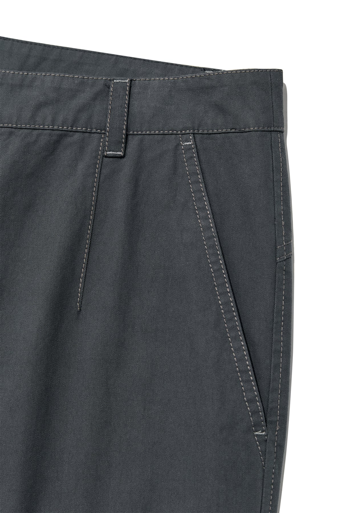 Matin Kim - Out Pocket Cotton Cargo Pants (Smoke Blue) product image 4 | TRAB K-Fashion Australia
