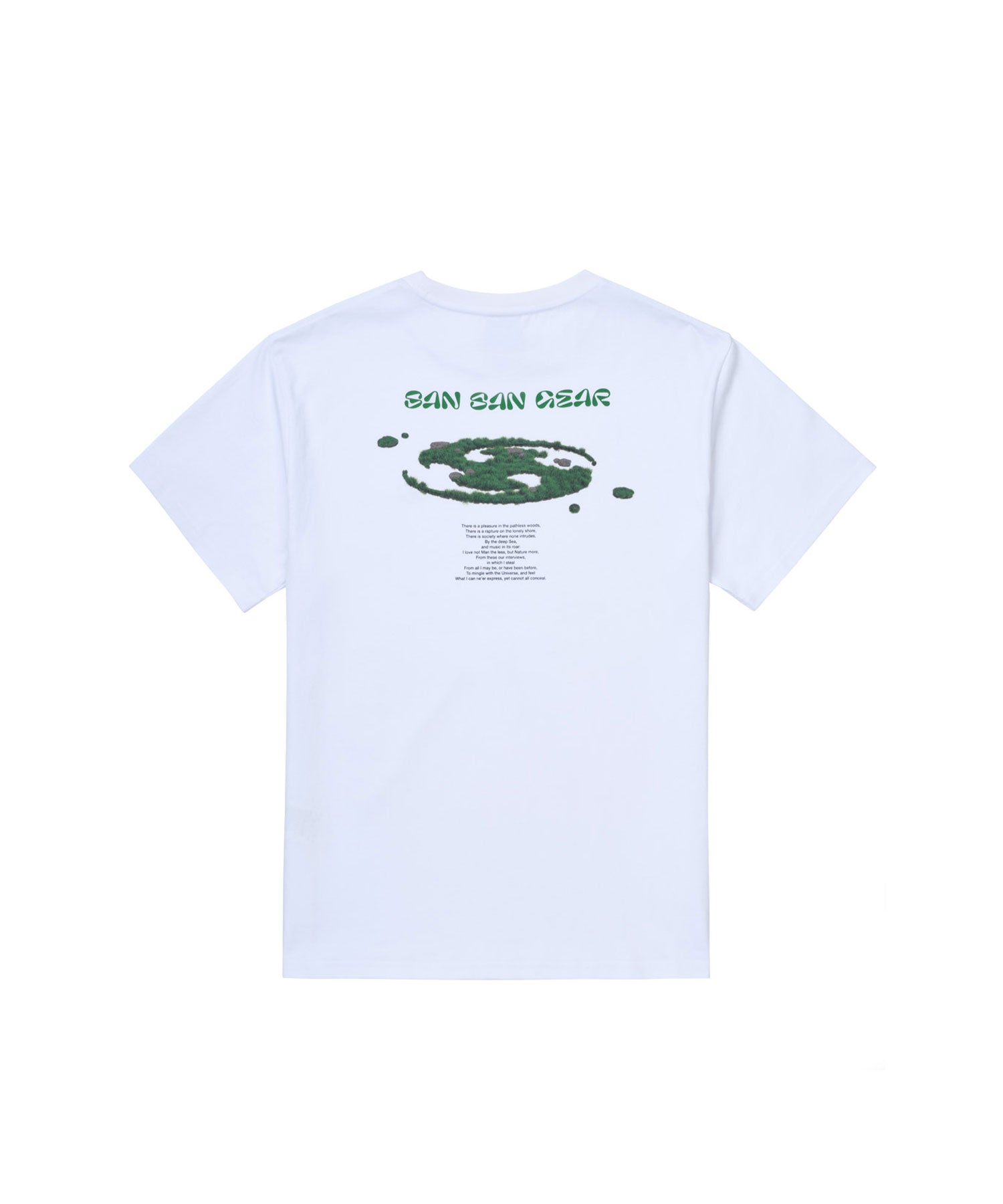 San San Gear - Forest T-Shirt (White) product image 5 | TRAB K-Fashion Australia
